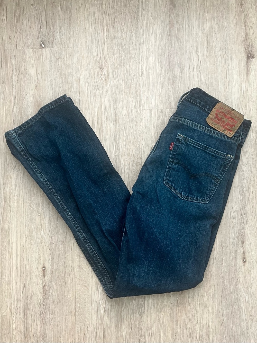 Levi's 527 Bootcut Jeans Mens 30x32 Blue Dark Wash Western Cowboy Denim